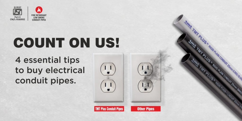 4 Essential Tips to Buy Electrical Conduit Pipes TMT Plus