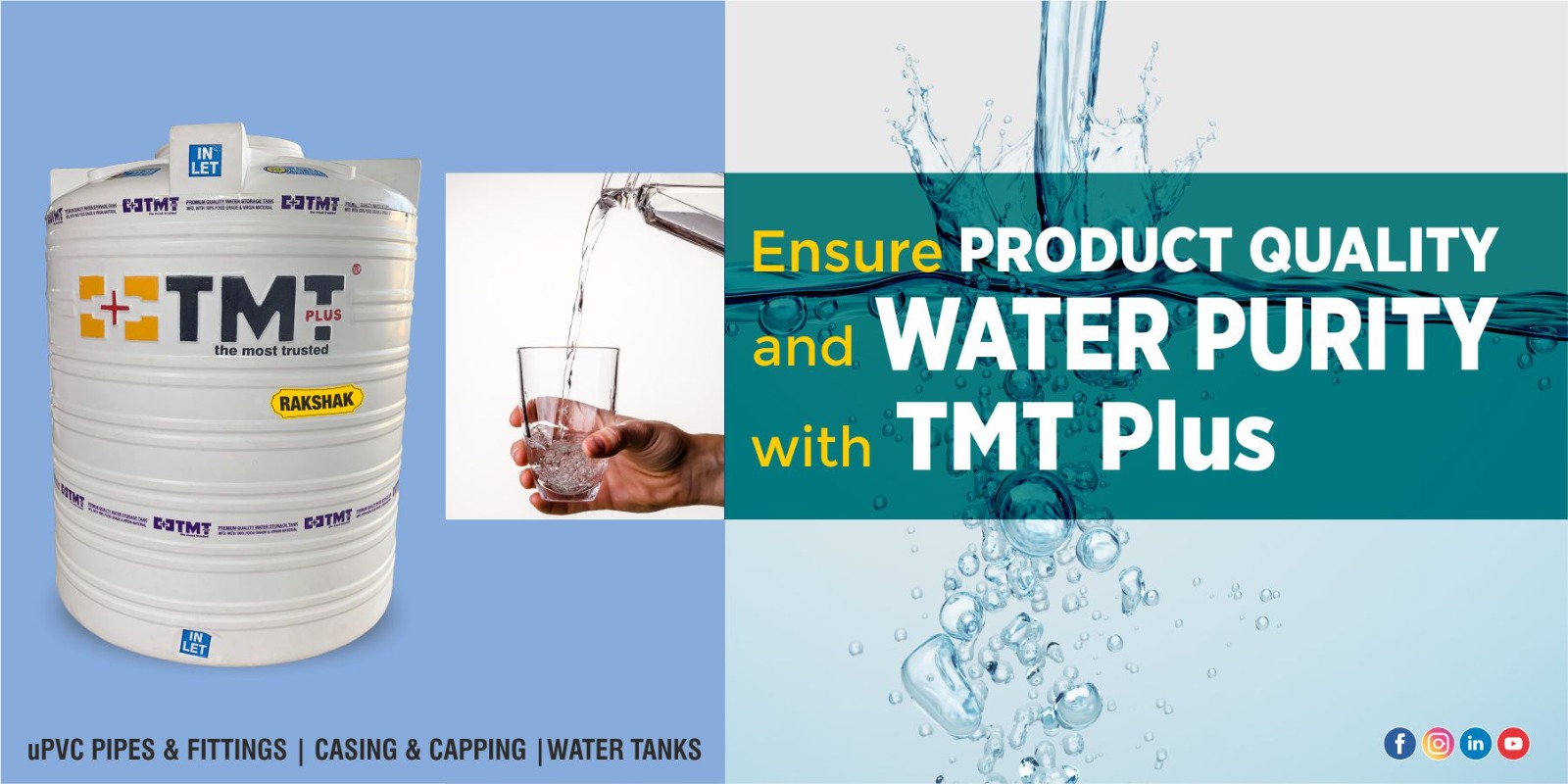 Best Water Tank Manufacturing Company in India - TMT Plus