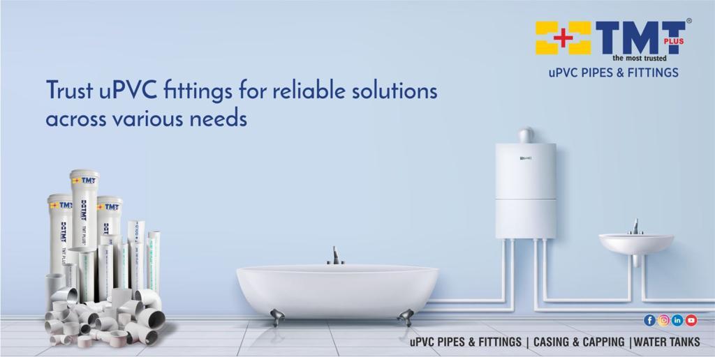 uPVC Pipes and Fittings Manufacturer in India - TMT Plus